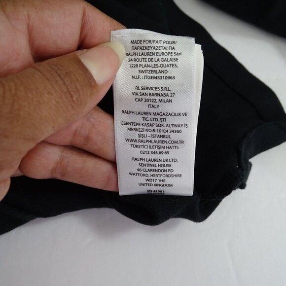 Polo Ralph Lauren Estate Ribbed Knit Black 1/4 Zip Pullover Shirt Men Size XXL - Picture 7 of 10